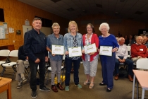 Bevan and members receiving honours