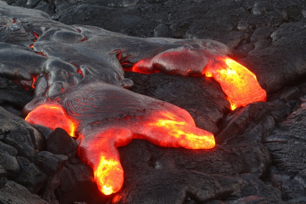 Elizabeth Burtt: Lava on Kilauea