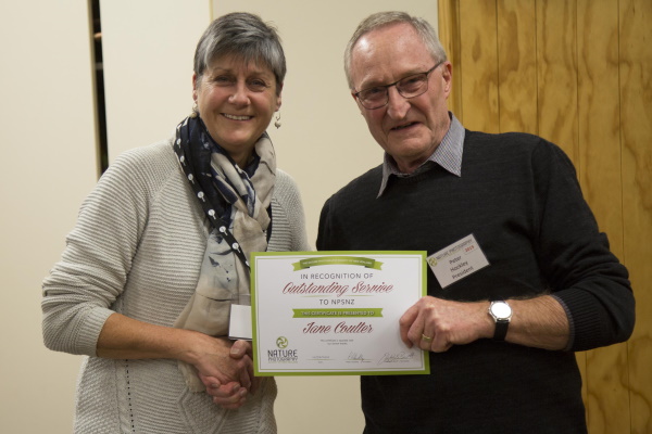Jane receives Outstanding Service Award Jane receives Outstanding Service Award